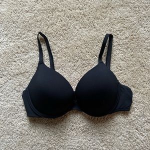 Victoria Secrets Pink Black WEAR EVERYWHERE PUSH-UP BRA